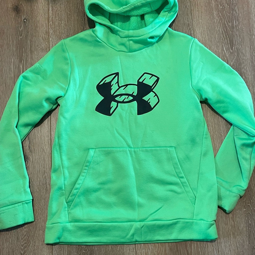 Under Armour Kids Vibrant Green Hoodie